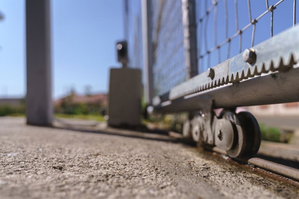 Driveway Gate Track Alignment